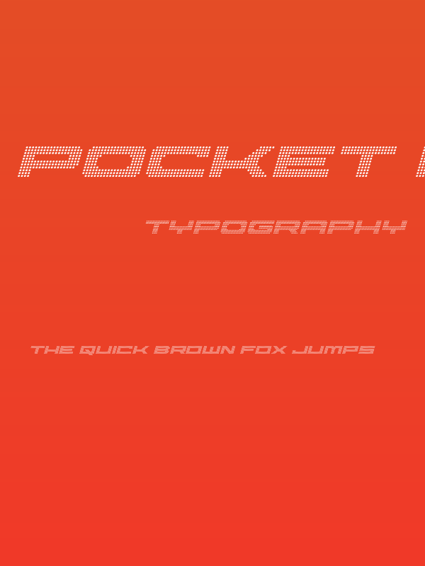 Pocket Ball Italic Poster