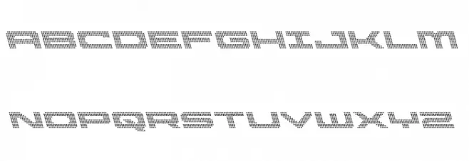 Pocket Ball Leftalic Font UPPERCASE