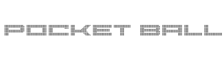 Pocket Ball  Скачать бесплатные шрифты