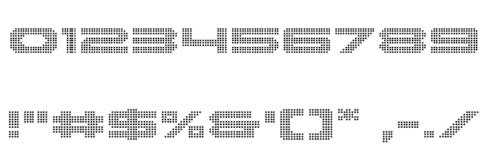 Pocket Ball Font OTHER CHARS