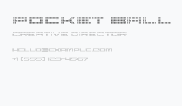 Pocket Ball Business Card