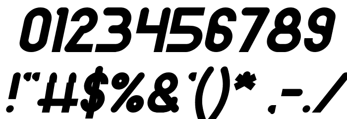 Pocket Bold Italic Font OTHER CHARS