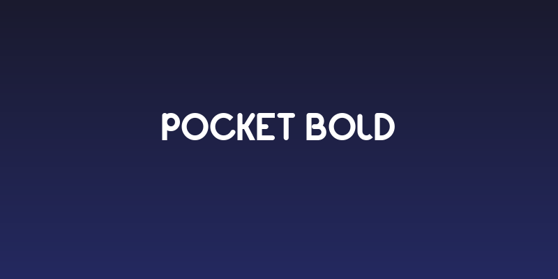Pocket Bold Social Header