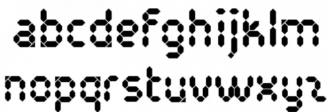 Pocket Calculator Polices MINUSCULES