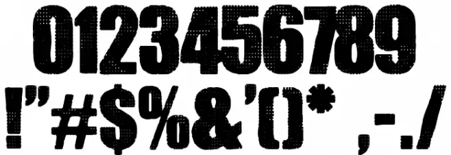 Pocket Change Font OTHER CHARS