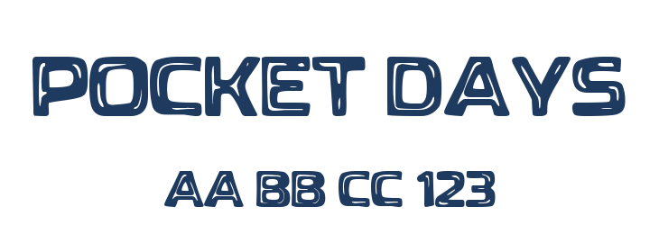 Pocket Days Font Preview