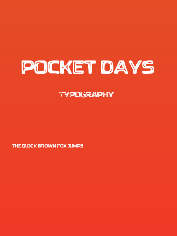 Pocket Days Poster