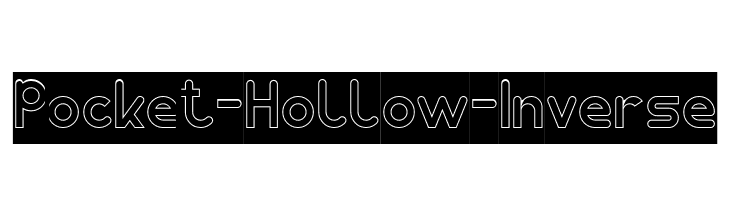 Pocket-Hollow-Inverse  font caratteri gratis