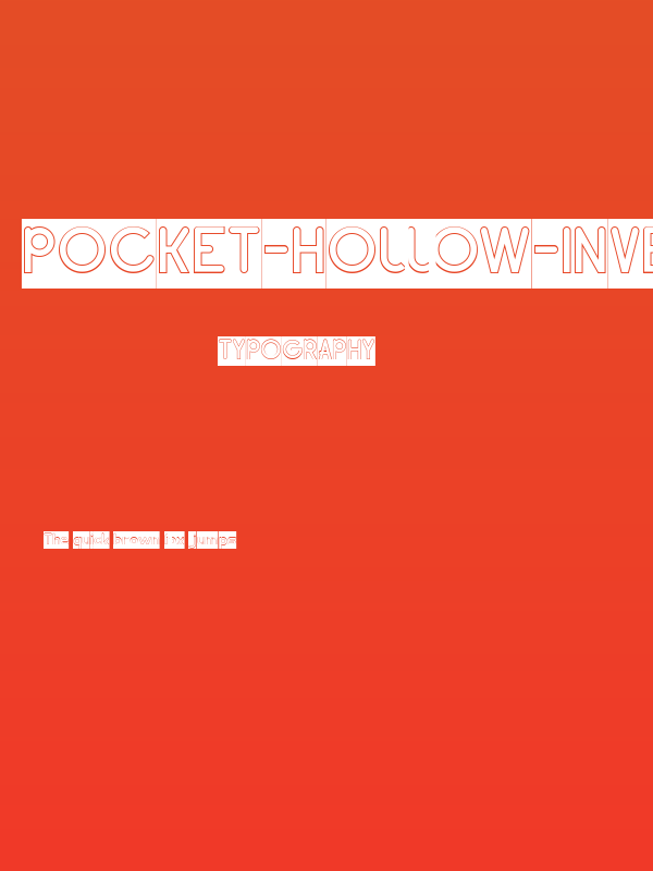 Pocket-Hollow-Inverse Poster
