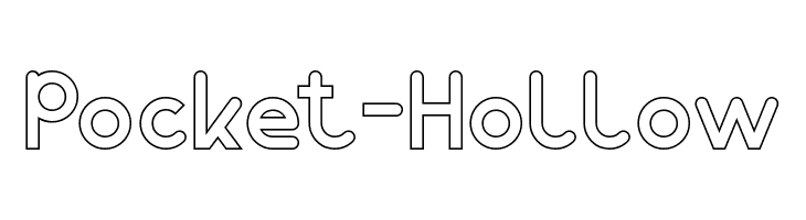 Pocket-Hollow  Frei Schriftart Herunterladen