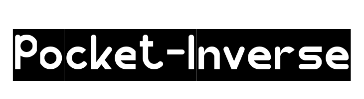 Pocket-Inverse  font caratteri gratis