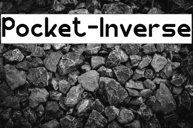Pocket-Inverse Font examples