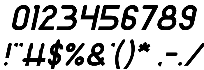Pocket Italic Font OTHER CHARS