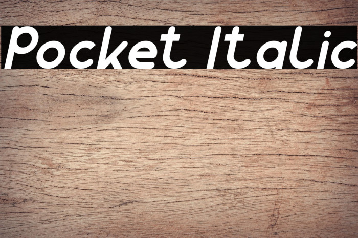 Pocket Italic Example 1