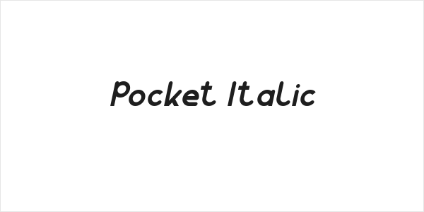 Pocket Italic Logo