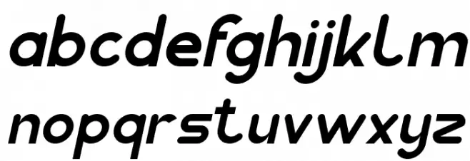 Pocket Italic Caratteri MINUSCOLO