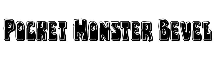 Pocket Monster Bevel  免费字体下载