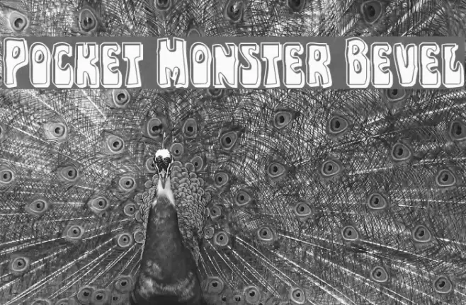 Pocket Monster Bevel Font examples