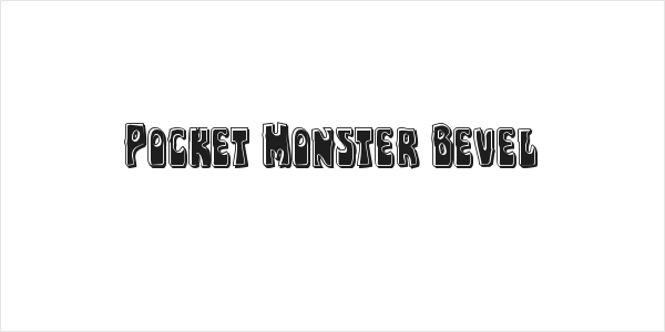 Pocket Monster Bevel Logo