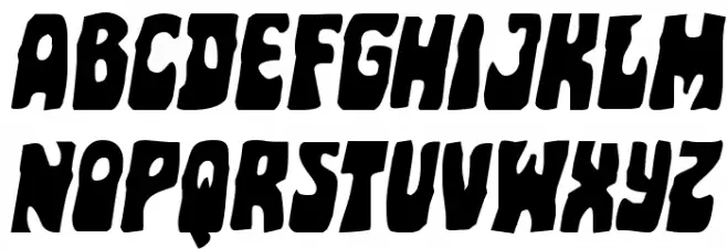 Pocket Monster Expanded Italic Fonte MAIÚSCULAS