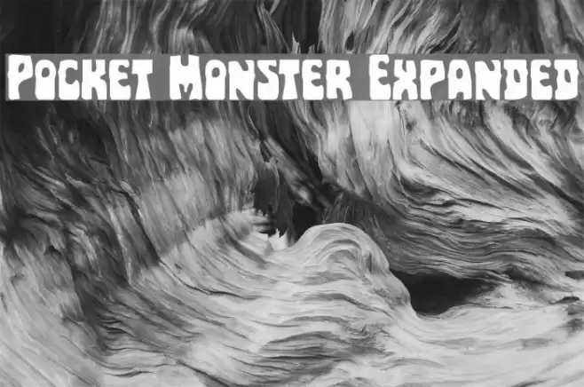 Pocket Monster Expanded Font examples