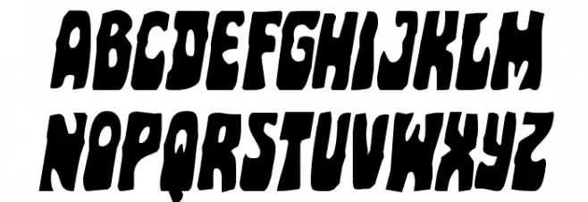 Pocket Monster Italic फ़ॉन्ट अपरकेस