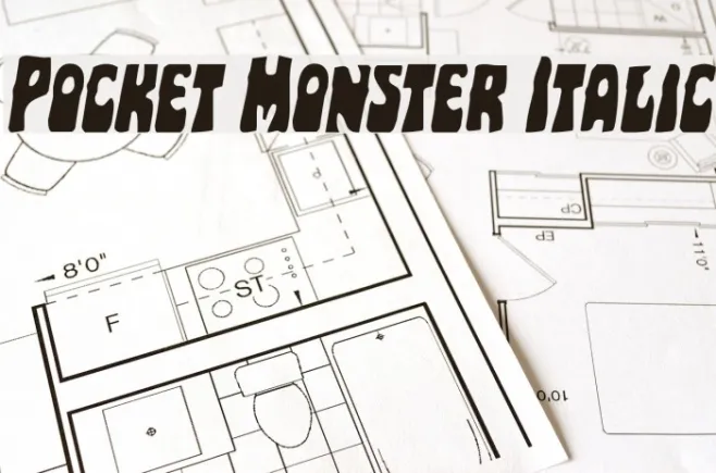 Pocket Monster Italic Example 2