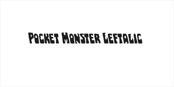 Pocket Monster Leftalic Logo