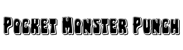 Pocket Monster Punch  Скачать бесплатные шрифты