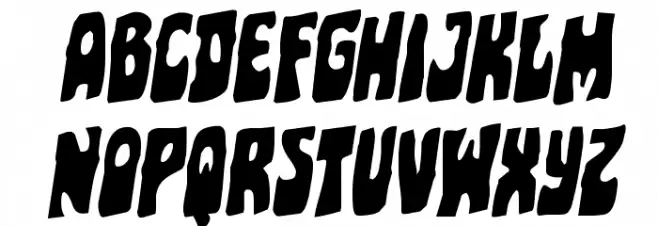 Pocket Monster Rotalic Font UPPERCASE