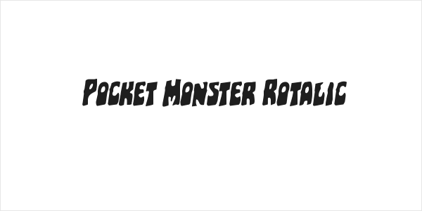 Pocket Monster Rotalic Logo