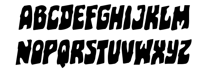 Pocket Monster Rotalic Font LOWERCASE