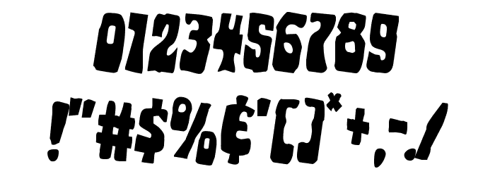 Pocket Monster Rotated 2 Font OTHER CHARS