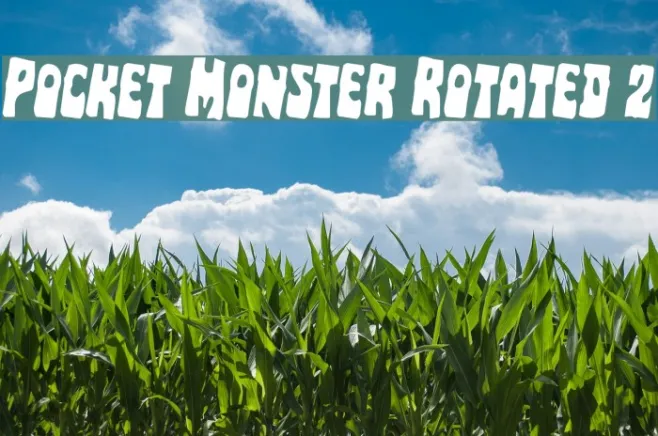 Pocket Monster Rotated 2 Example 1