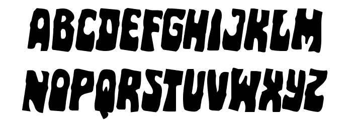 Pocket Monster Rotated 2 Font LOWERCASE