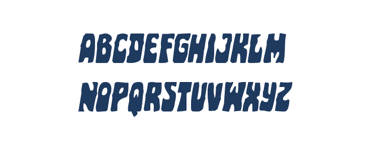 Pocket Monster Staggered Italic Lowercase