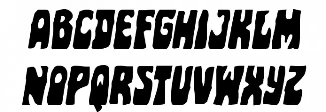 Pocket Monster Staggered Italic Caratteri MINUSCOLO
