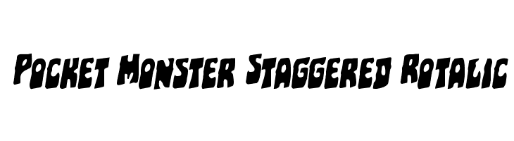Pocket Monster Staggered Rotalic Polices