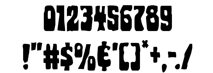 Pocket Monster Staggered Font OTHER CHARS