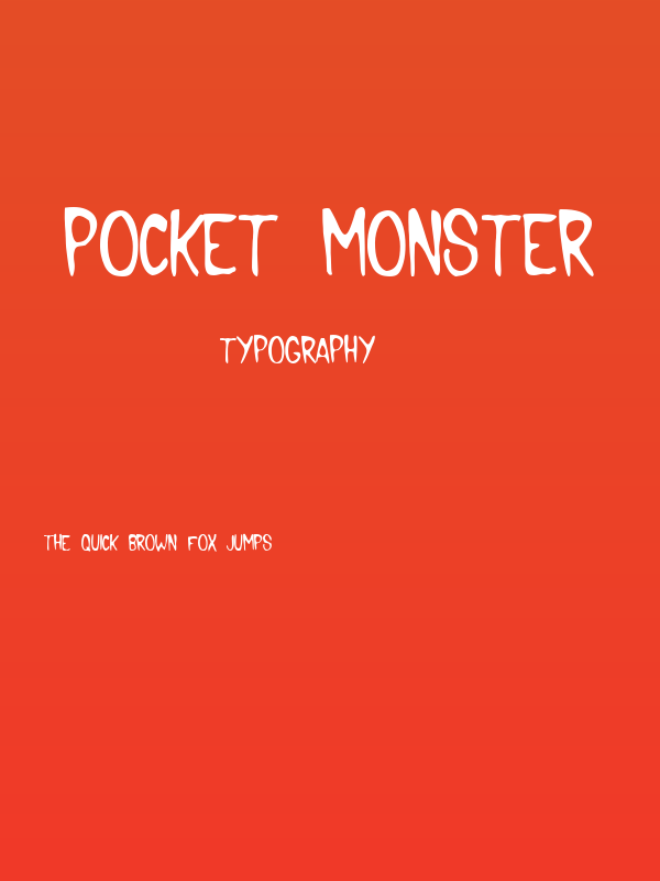 Pocket Monster Poster