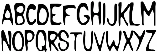 Pocket Monster Font LOWERCASE