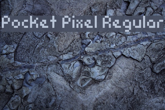 Pocket Pixel Regular Font examples