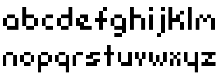 Pocket Pixel Regular Font LOWERCASE