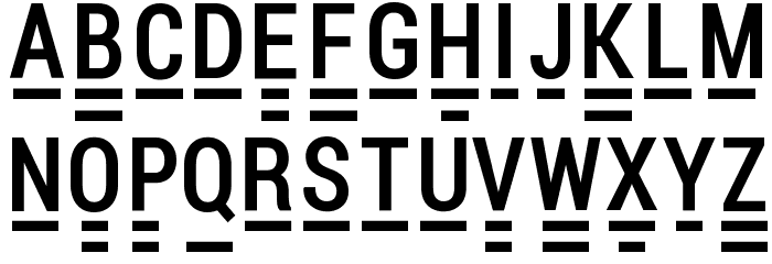 Pocket Thrilled FP Font LOWERCASE