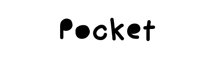 Pocket  नि: शुल्क फ़ॉन्ट्स डाउनलोड