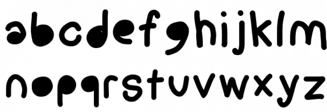 Pocket Font LOWERCASE
