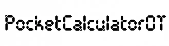 PocketCalculatorOT  Fuentes Gratis Descargar