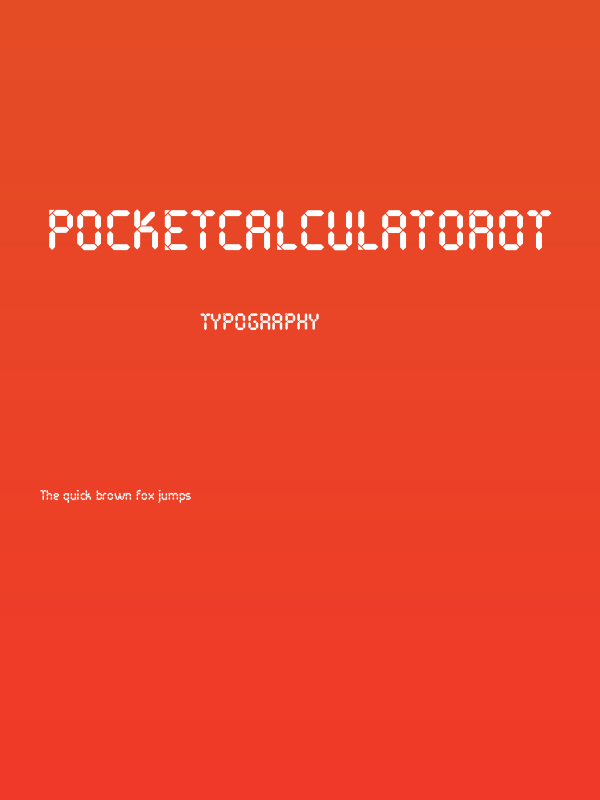 PocketCalculatorOT Poster