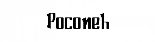 Poconeh  Frei Schriftart Herunterladen