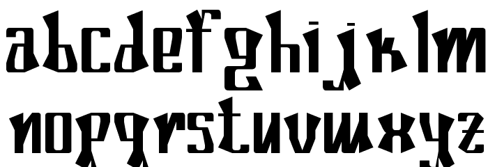 Poconeh Font LOWERCASE
